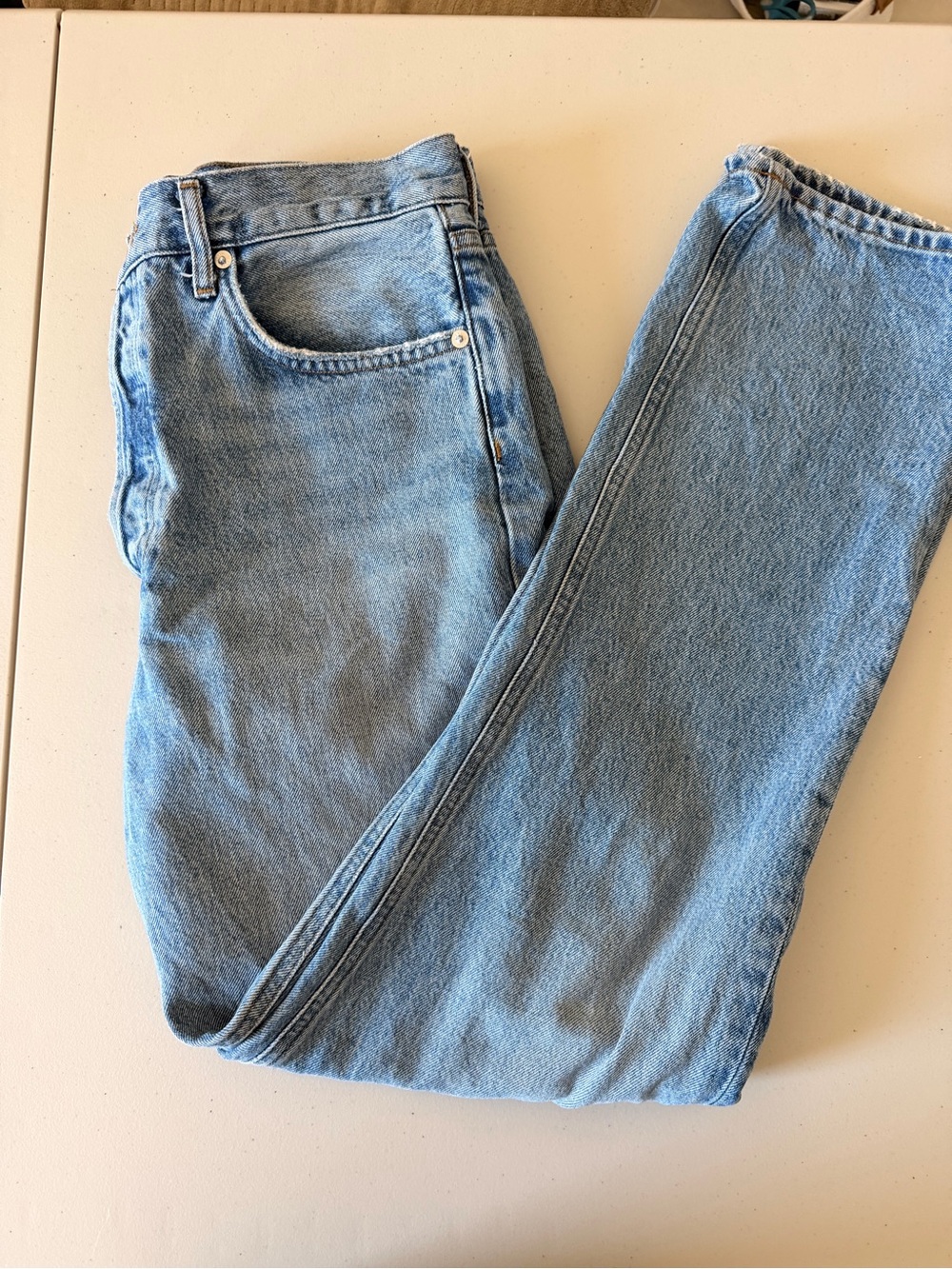 AGOLDE 90’s Pinch Waist Jeans Size 28 | High Rise Straight Leg Organic Cotton